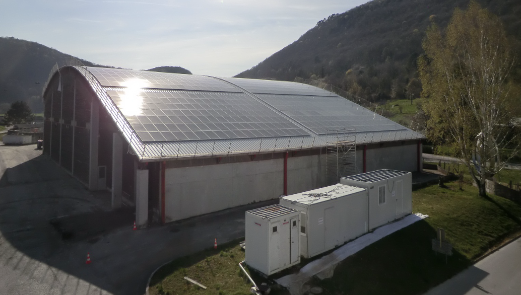 Installation photovoltaïque sur les ateliers municipaux de Besançon (25000)