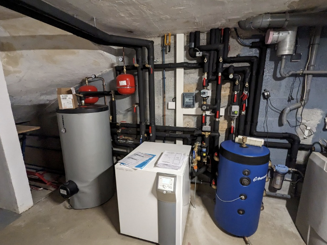 Chaufferie géothermique avec forage vertical à Argonay (74370)